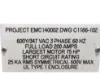 Picture of Allen Bradley PLC cabinet, 26"D x 84"H x 84"W