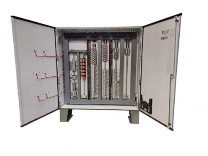 Picture of Allen Bradley PLC Cabinet with Logix 5574